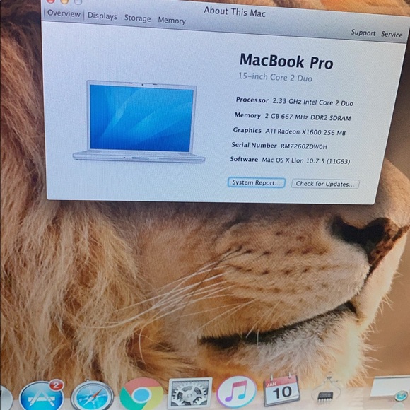 MacBook Pro 15 inch Core Duo Silver - Picture 11 of 12